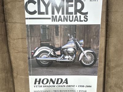 Clymer Honda VT750 Shadow Chain Drive Manual 1998-2006 Maintenance & Repair M314-3