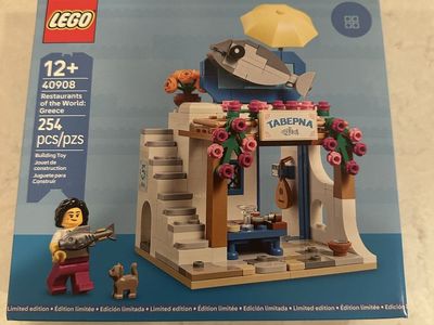 LEGO 40908 Restaurants of the World Greece 254 pcs Building Toy Set New