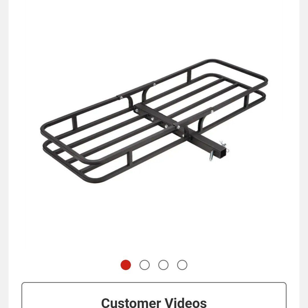 Cargo Carrier Hitch Mounted