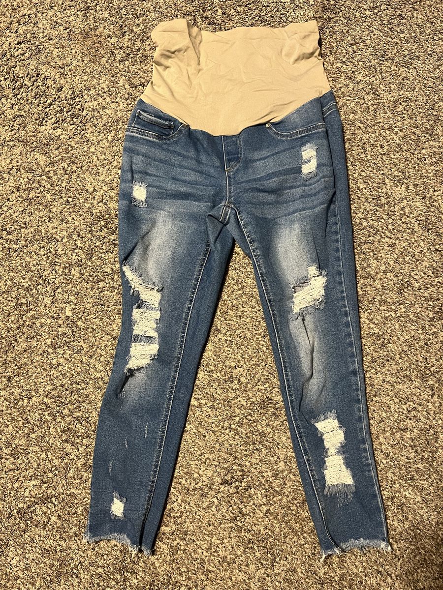Maternity Jeans and Nursing Bra