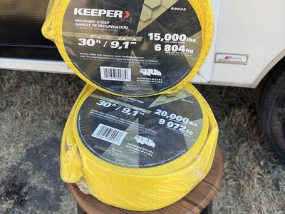 KEEPER Recovery Straps - New, still in original packaging