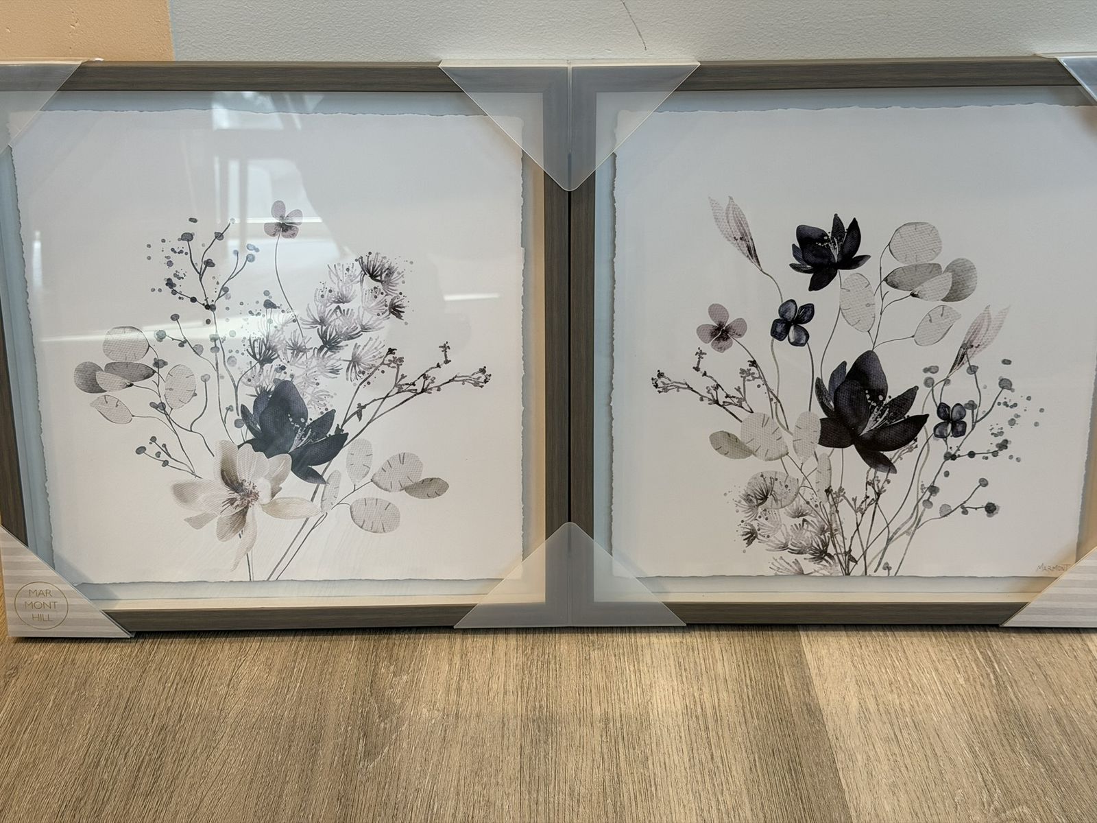 Marmont Hill Framed Floral Art Prints (Set of 2)