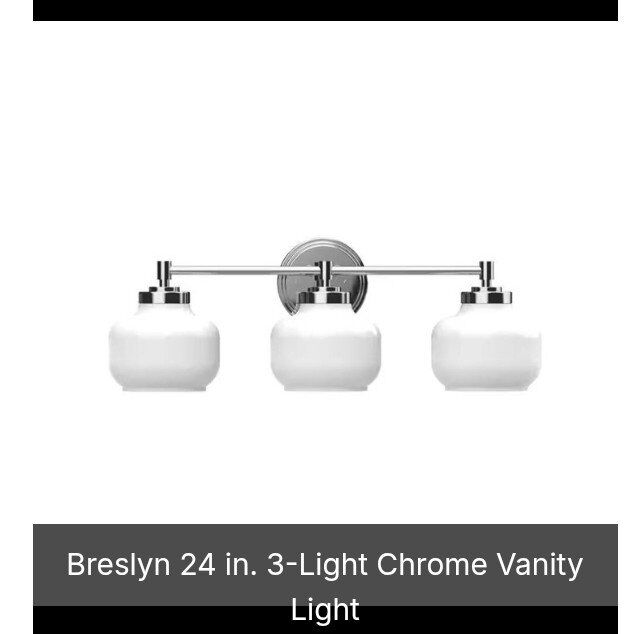 24" 3 Light Vanity Fixture (NEW)