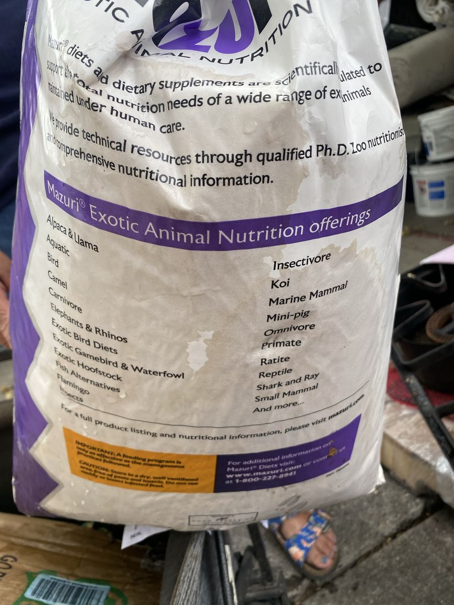 Mazuri Exotic Animal Nutrition Feed Bag