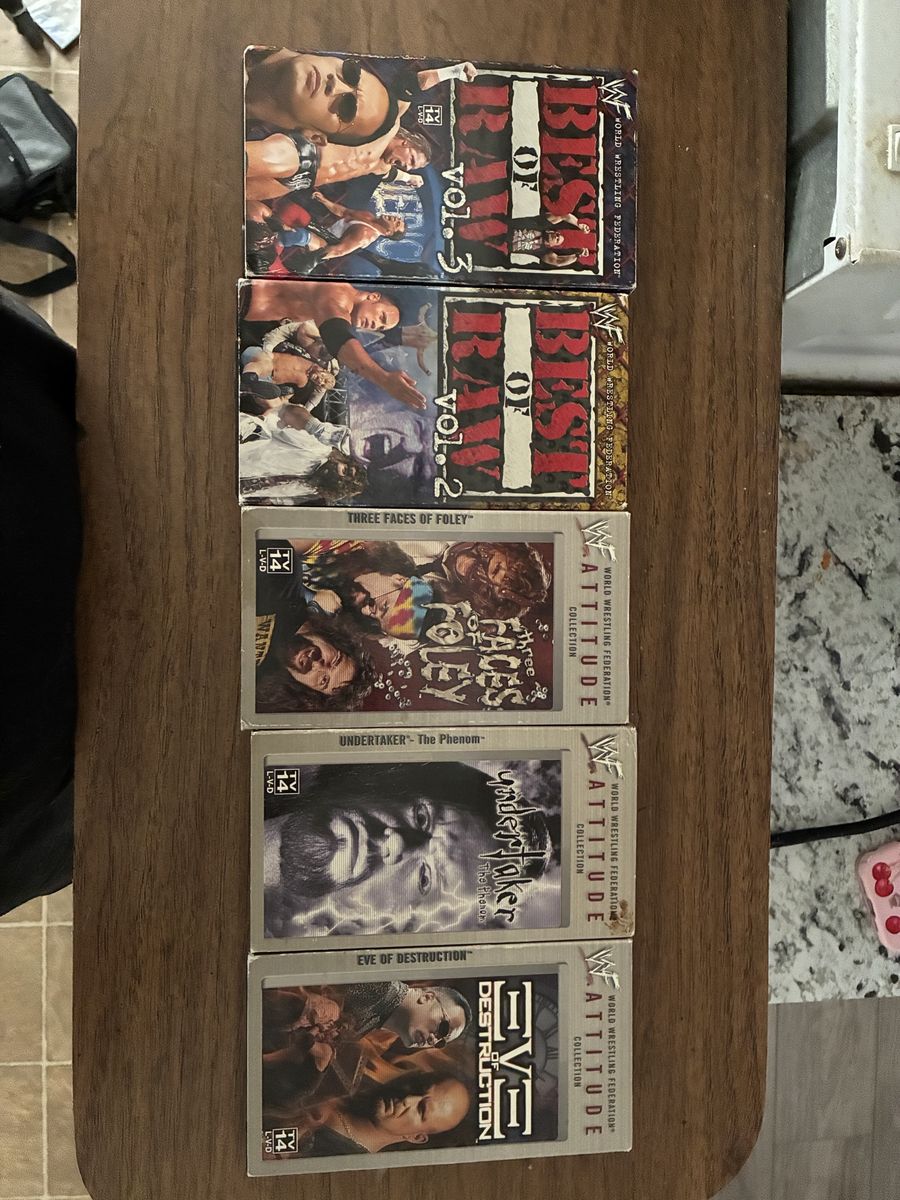 WWE vhs movies