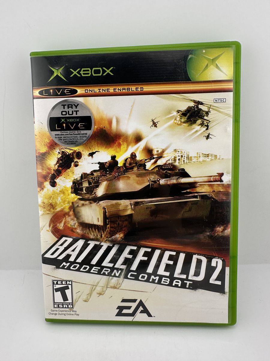 Battlefield 2 Modern Combat Original Xbox CIB Complete w/ Manual EA