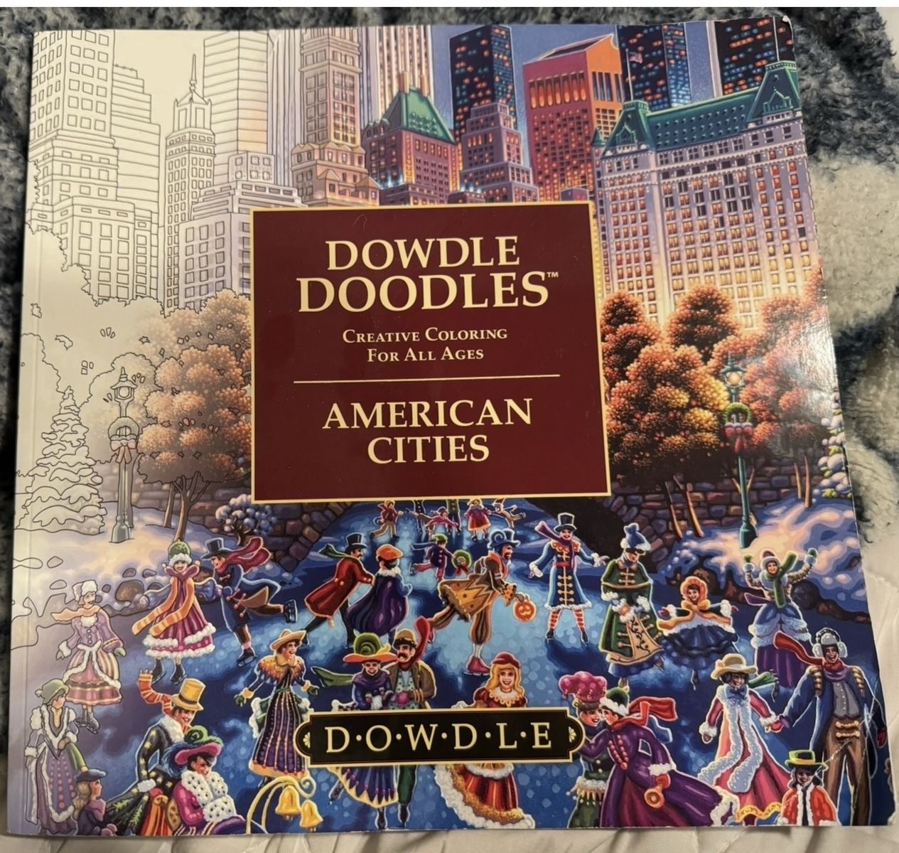 Dowdle Doodles American Cities Creative Coloring Book for All Ages