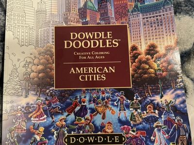 Dowdle Doodles American Cities Creative Coloring Book for All Ages