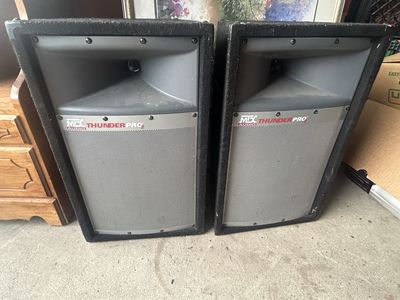 TP-1200 MTX Audio Thunder Pro 2 PA Speakers Pair Passive Loudspeakers
