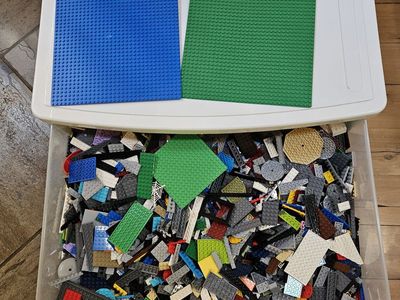 LEGO Miscellaneous Flat Pieces - approx 10 lbs