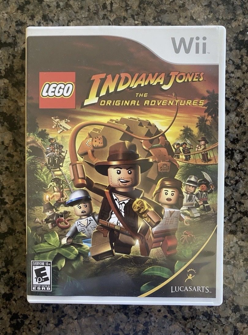 LucasArts LEGO Indiana Jones: Original Adventures w/ Case, Disc & Manual - Wii