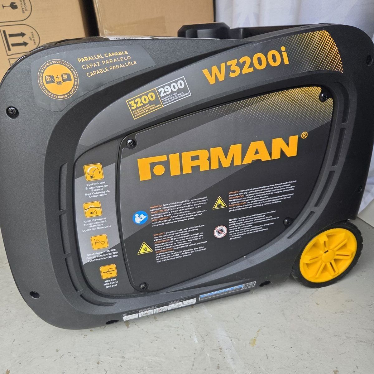 NEW FIRMAN GENERATOR PLUS HONEYWELL GENERATOR