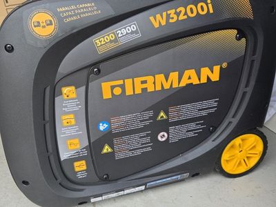 NEW FIRMAN GENERATOR PLUS HONEYWELL GENERATOR