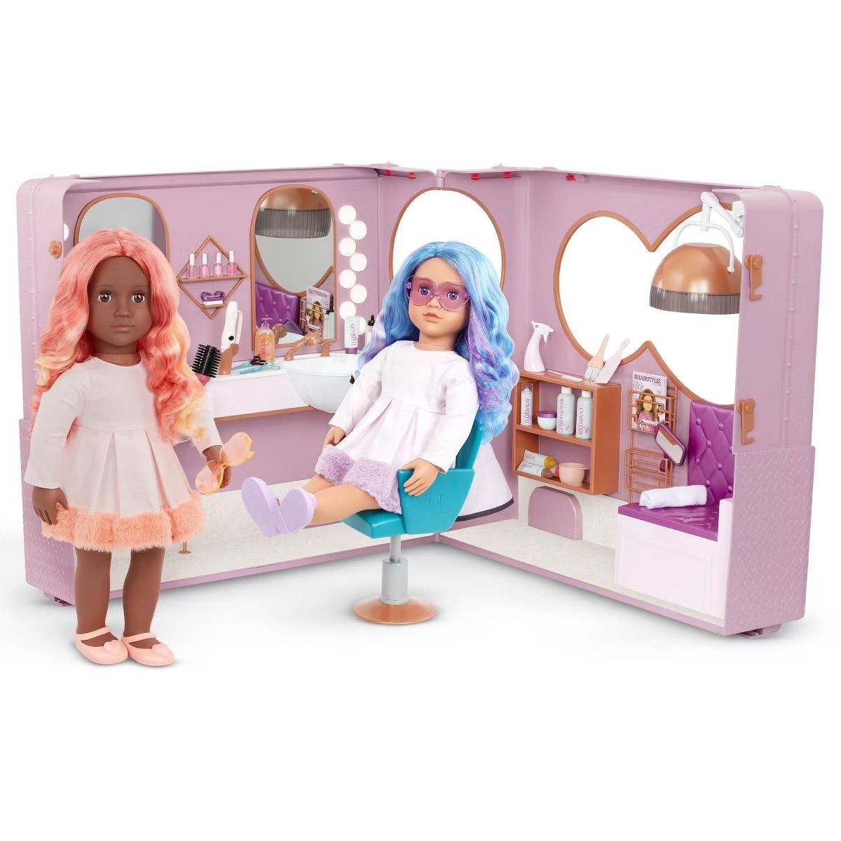 Complete Our Generarion Hair Salon Trailer Set