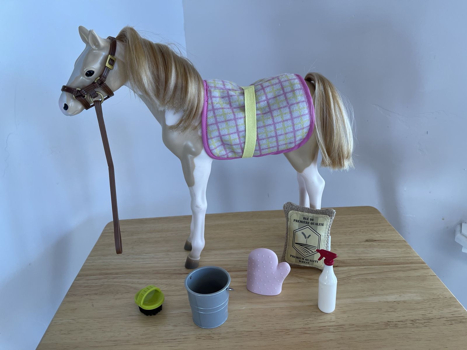 Our Generation Foal w/ Blanket & Grooming Accessories for 18 inch Dolls