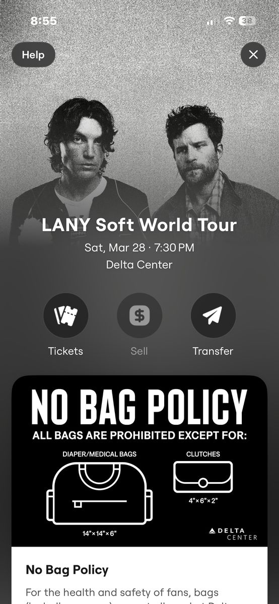 Lany Soft World Tour March 28th