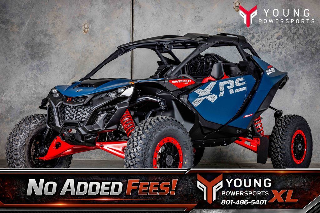 2026 Can-Am® Maverick R X RS with Smart-Shox Dusty Navy