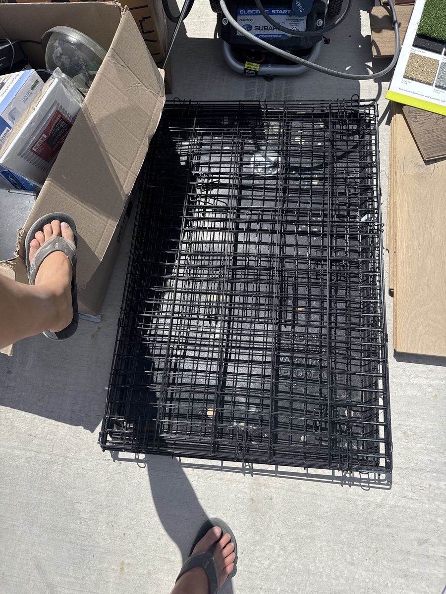 Large dog kennel