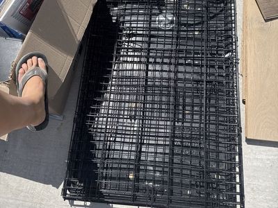 Large dog kennel