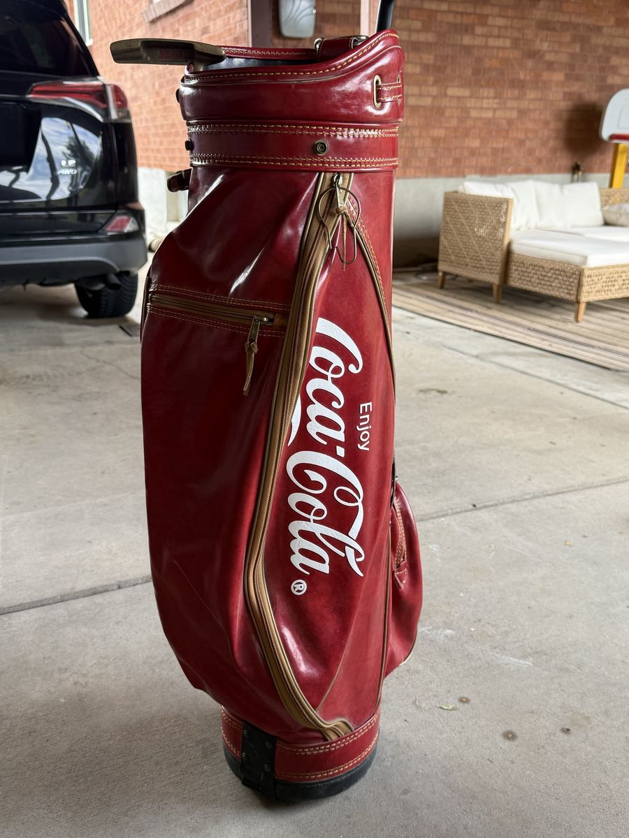 Vintage Titleist Coca Cola Golf bag