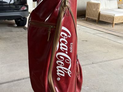 Vintage Titleist Coca Cola Golf bag