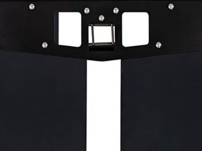 Buyers Products 8597220 No Drill Truck Mud Flaps, Receiver Fit, 20 Inch No-Drill Hitch-Mounted Mud Flaps Help Protect Trucks And