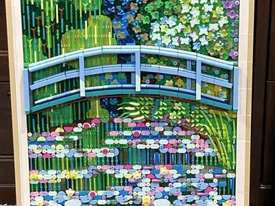 Lego Art: Monet's Bridge Over Lilly Pond Set