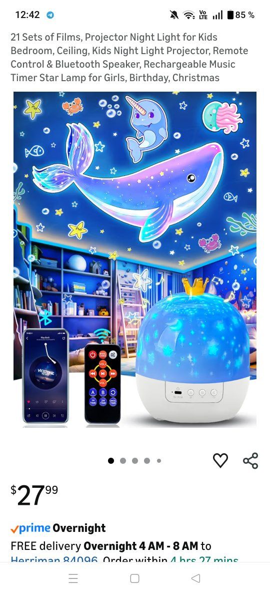 21 Sets of Films, Projector Night Light for Kids B