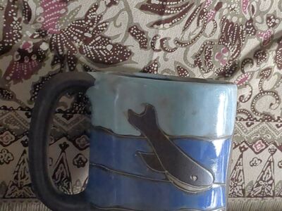 Whale mug from Mara pottery