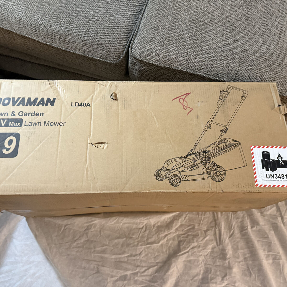 DOVAMAN 40V Cordless Lawn Mower