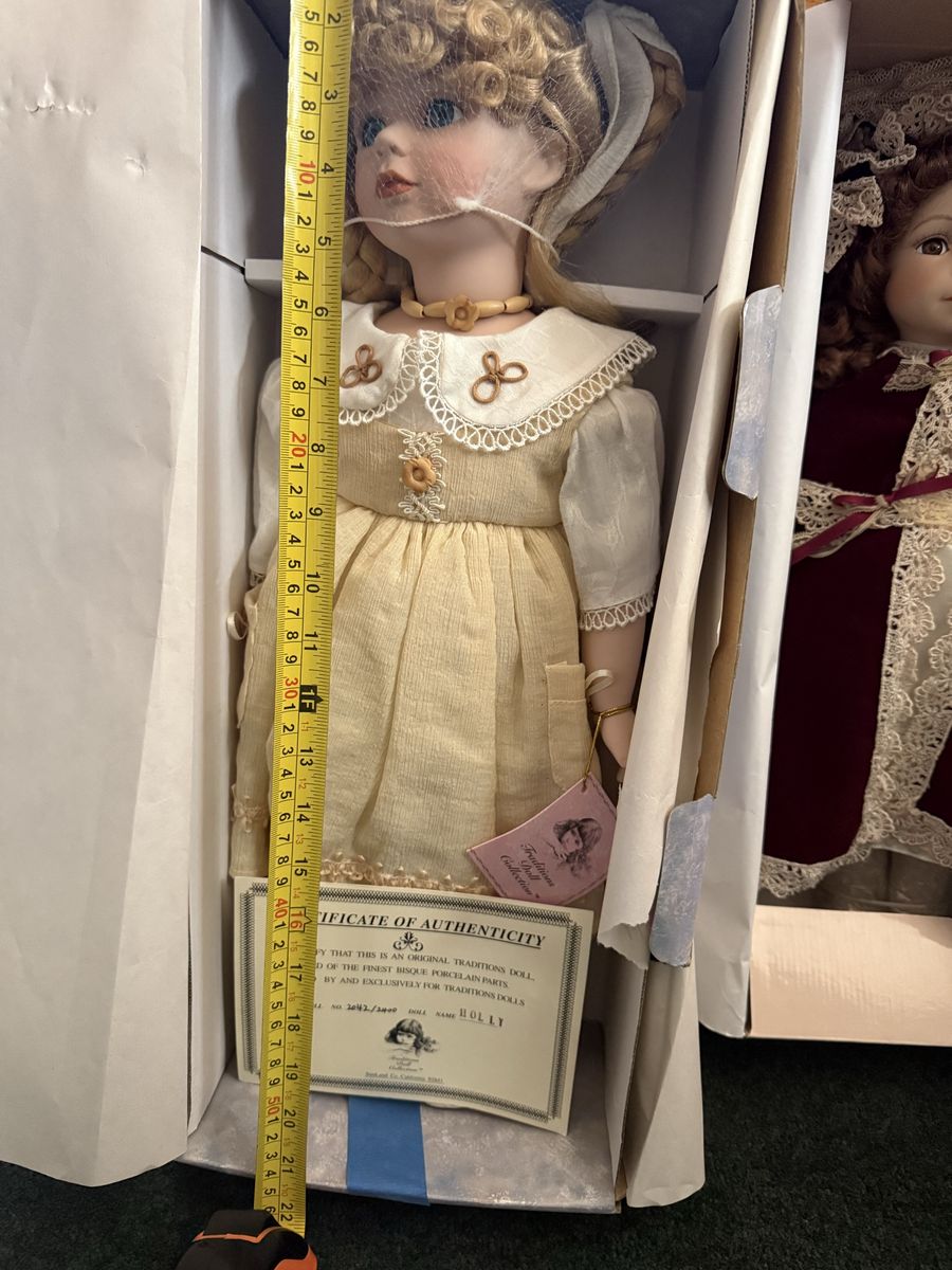 Porcelain Doll Certificate Of Authenticity