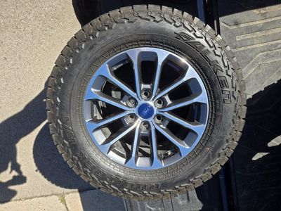 Set of 4 Ford Factory Wheels with Falken rubitrek A/T Tires LT275/65R18
