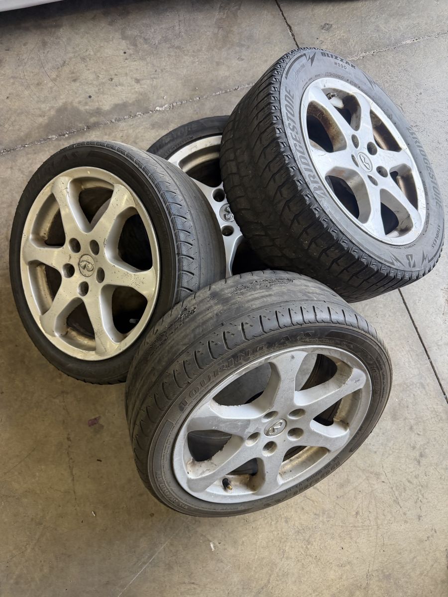 G35 Stock Wheels 17”