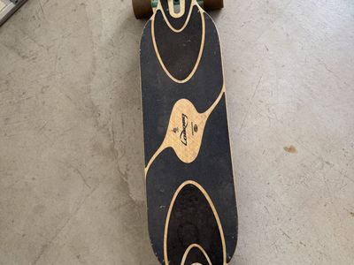 Loaded Dervish Sama Longboard Skateboard Paris Trucks Black/Aqua Flex 3