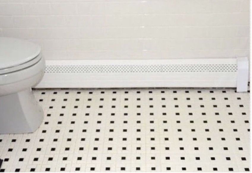 6-ft Hydronic Slip-on Baseboard Heater Front cover