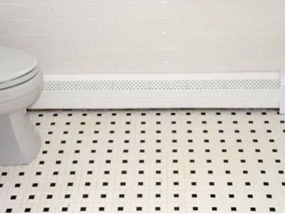 6-ft Hydronic Slip-on Baseboard Heater Front cover