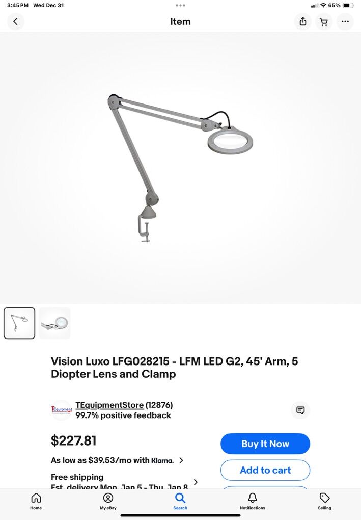 Vision Luxo Diopter Lens and Clamp