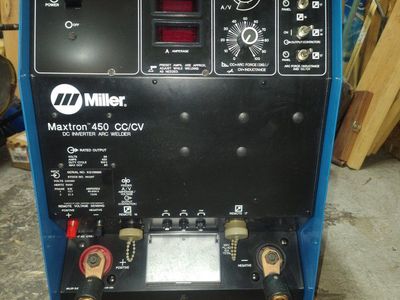 Miller Maxtron 450 CC/CV DC Inverter Arc Welder - Industrial Welding Machine