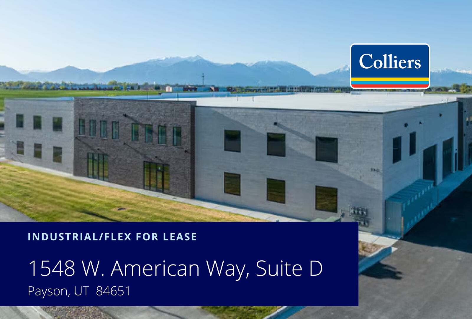 For Lease 6240 sqft Brand New, Flex Warehouse, Freeway access, Payson