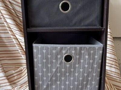 Black Cubbies/ Shelf