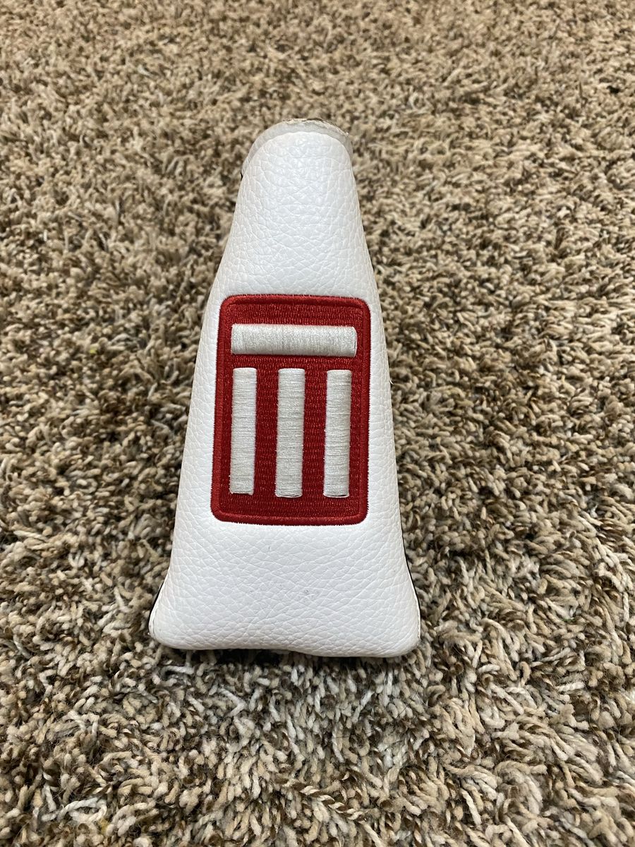 EVNROLL White & Black Putter Headcover Golf Club Cover