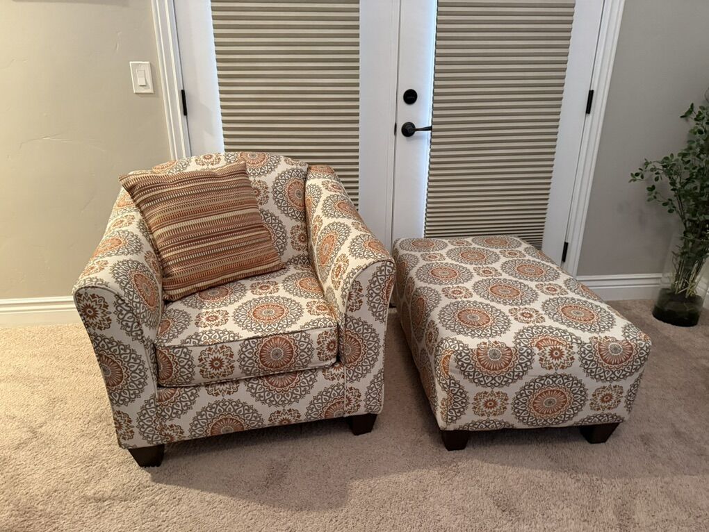 Chair And Ottoman