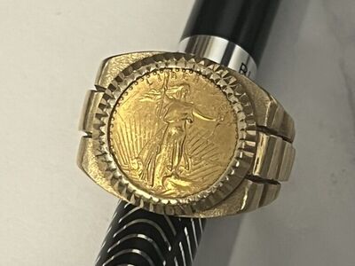 Mens 14 Ct Gold Ring