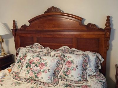 Beautiful cherry queen bedroom set