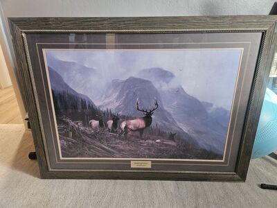 Bookcliffs Elk painting