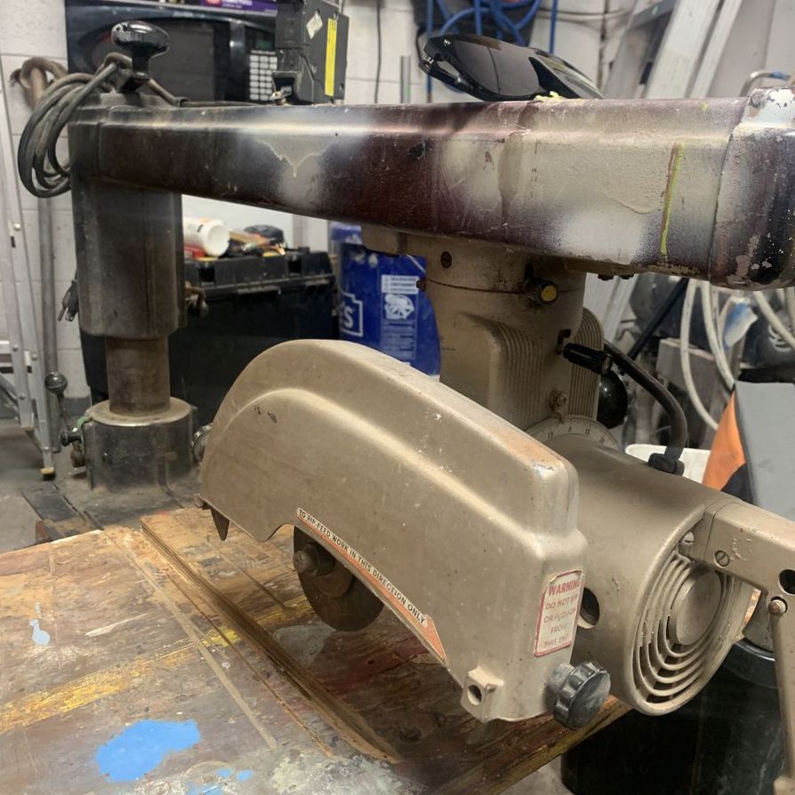 € Craftsman Cross Cut Radial Arm Pull Saw Vintage