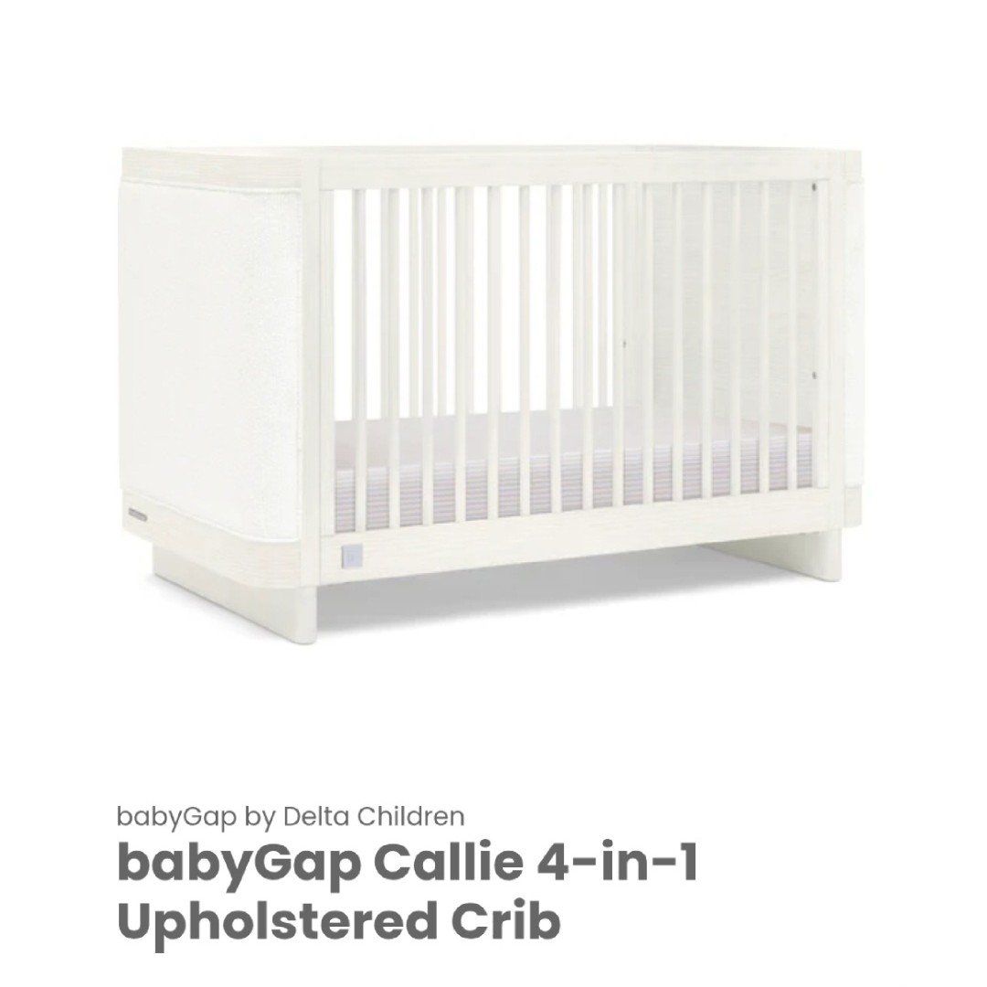 NEW- Baby Gap Callie 4-in-1 Upholstered Crib