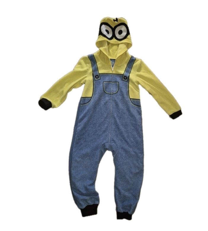 Minion Onesie Fleece 4/5 Kids Jumpsuit Pajama