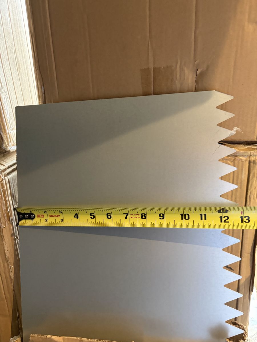 Title: Brand New 13" Deep Galvanized Steel Landscape Edging - 6 Pack (18 Ft)