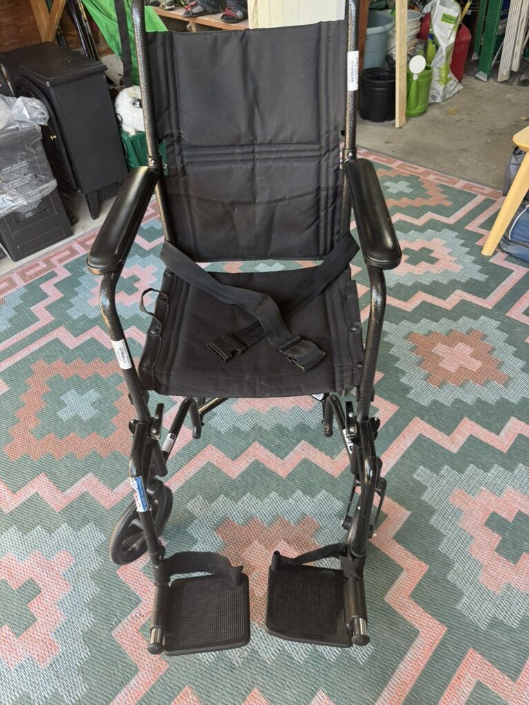 Medline Excell Steel Transport Chair